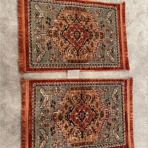 2’x3’ Floral Accent Rug Set (2)